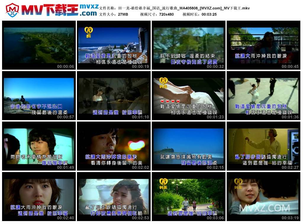 田一龙-谁给谁幸福_国语_流行歌曲_MA405808